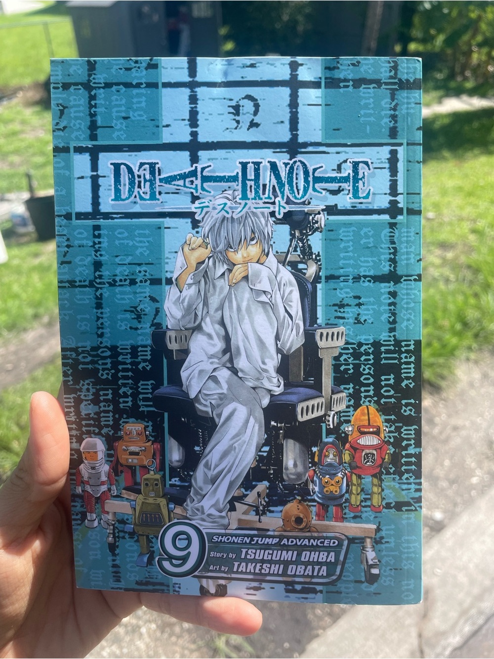 Manga Death Note Vol. 9 - Blue and Teal Cover